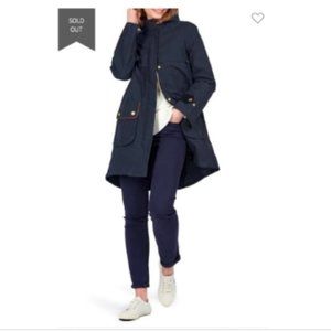 Barbour Re-engineered Durham Hooded Parka Coat Nvy